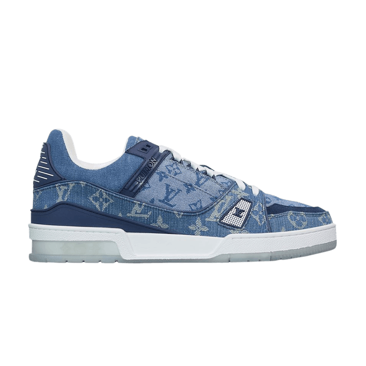 Lv Trainer Blue Monogram