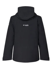 logo print hooded jacket