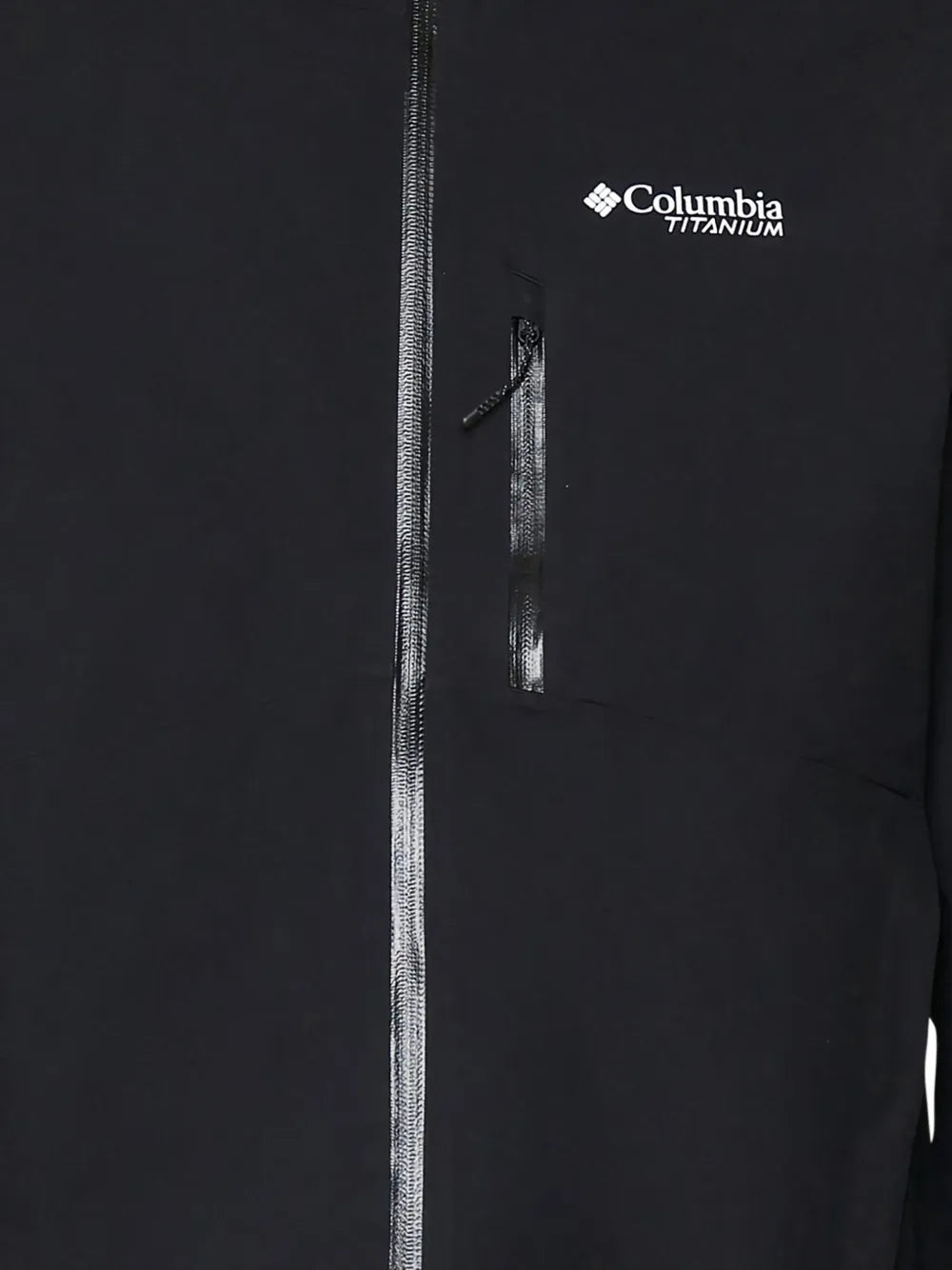 logo print hooded jacket
