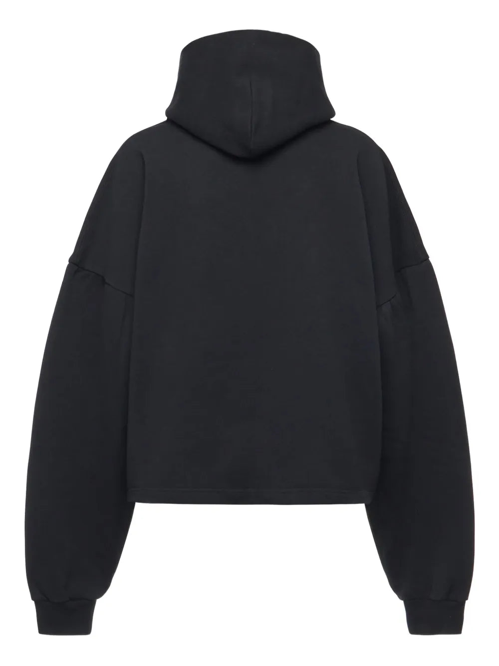 logo-plaque cotton Hoodie