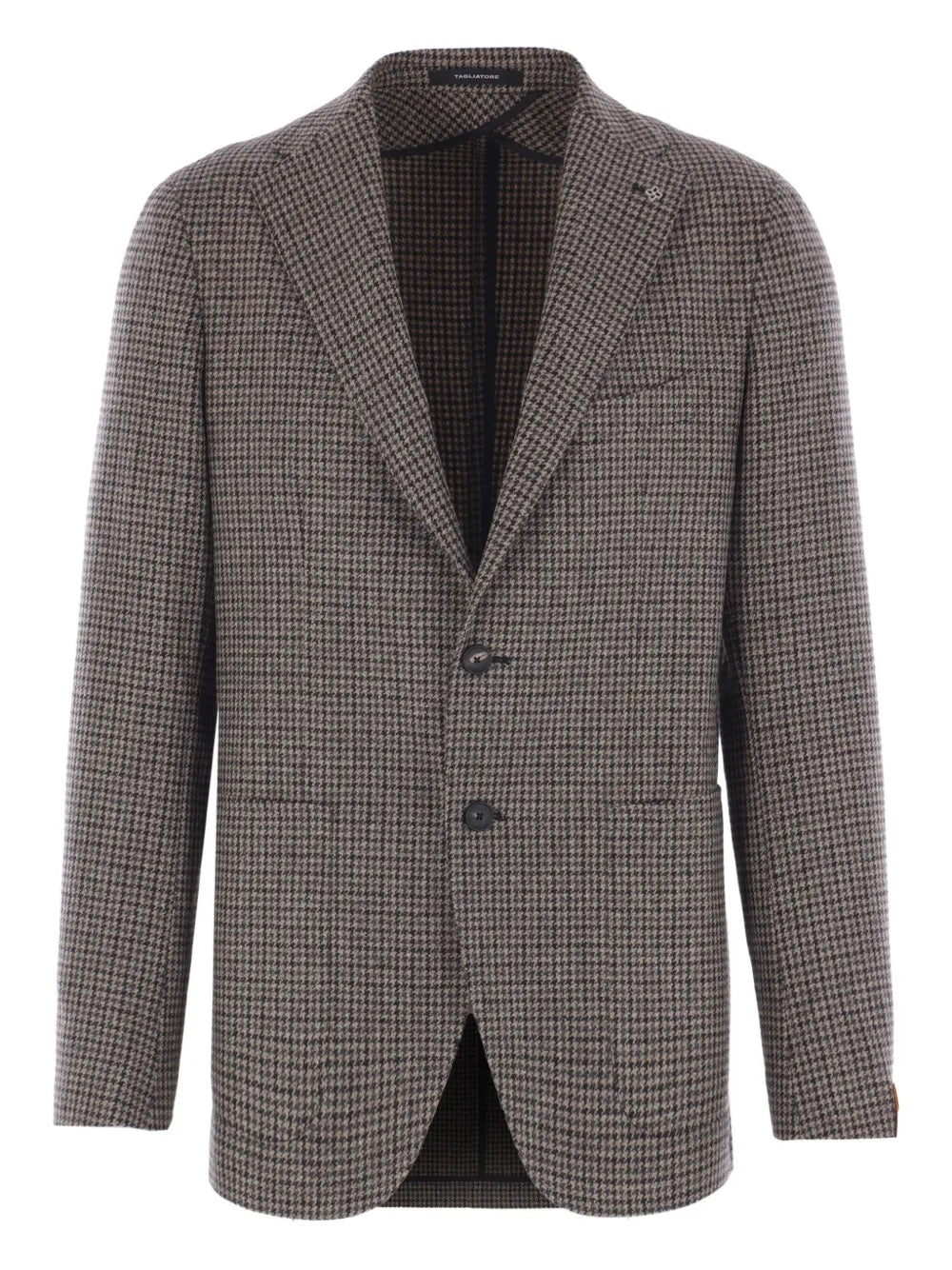 houndstooth wool blazer