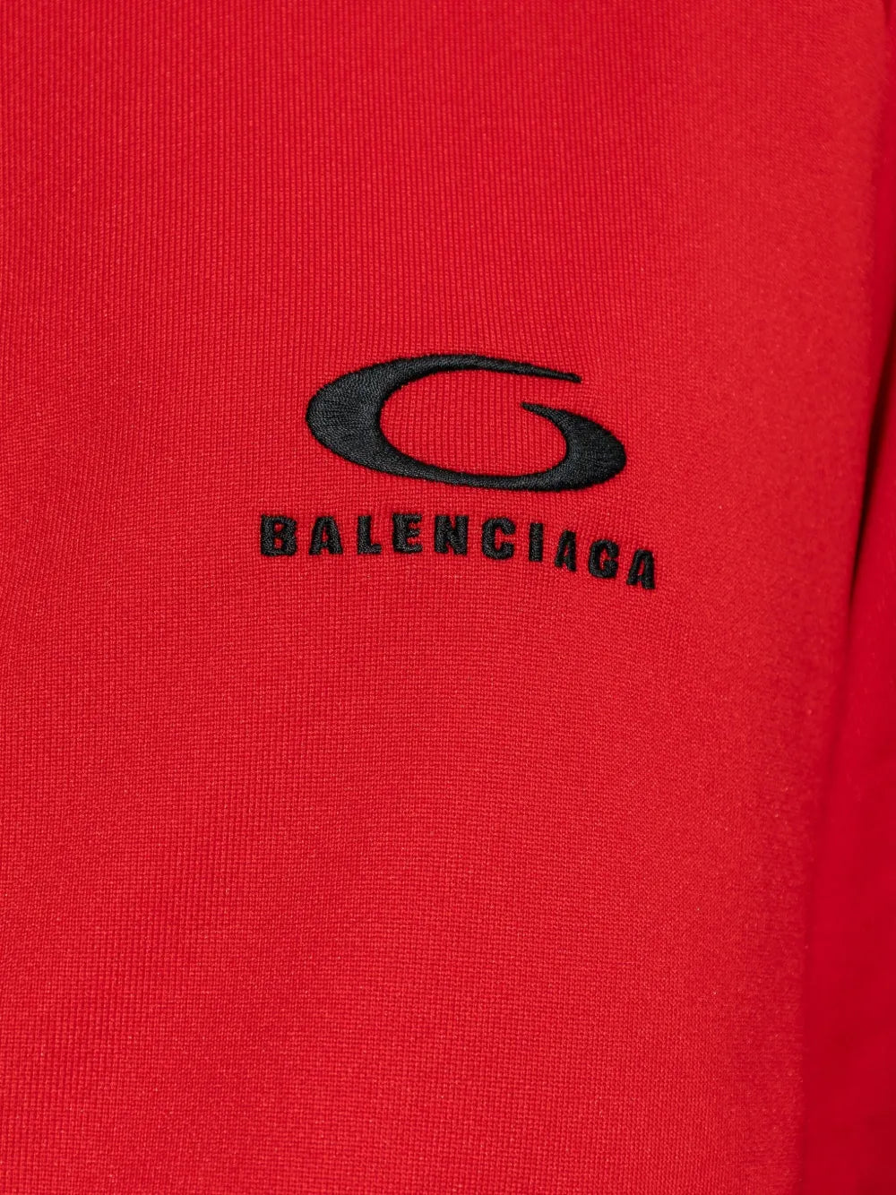 logo-detail zip-up mini dress