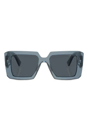 logo-embellished square-frame sunglasses