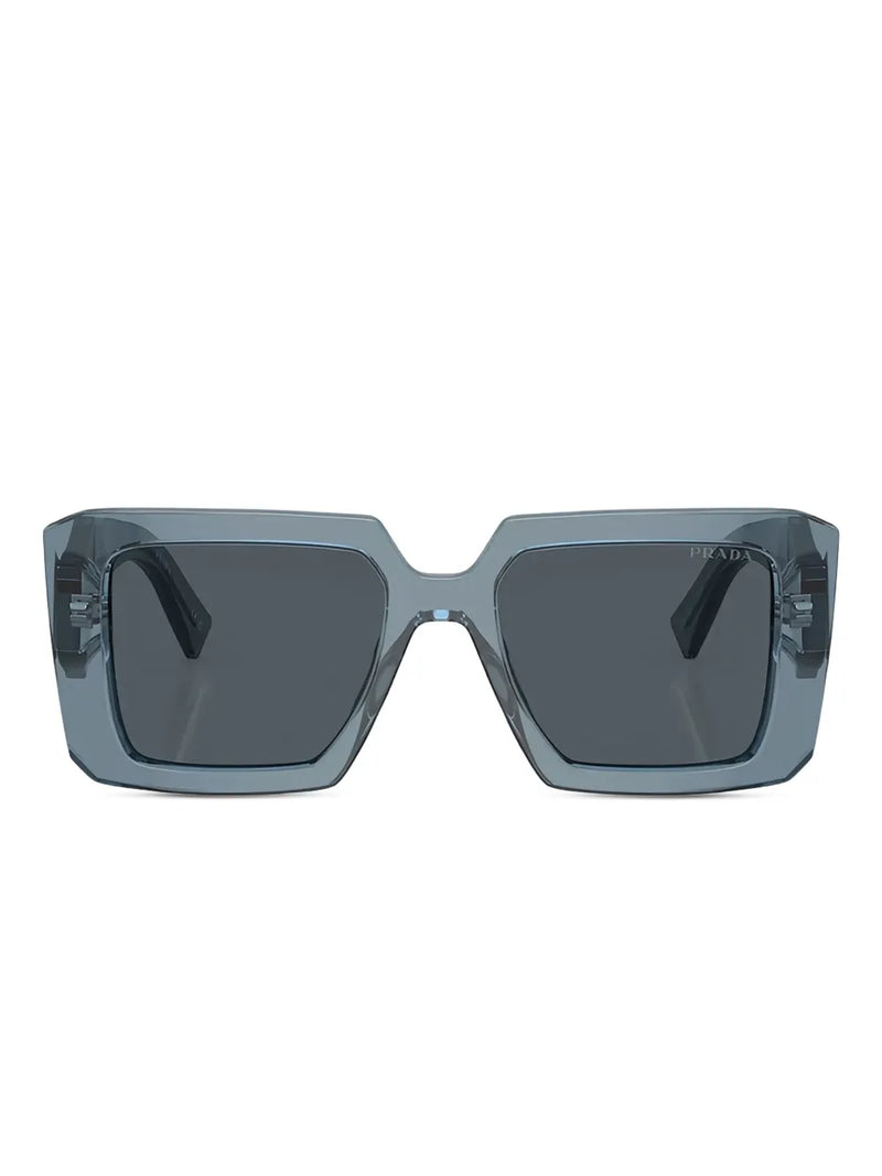 logo-embellished square-frame sunglasses