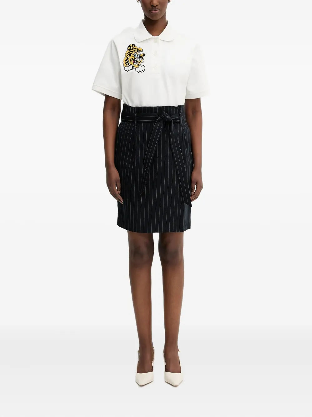 x Verdy tiger-embroidered polo top