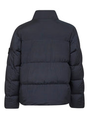 logo-patch puffer jacket