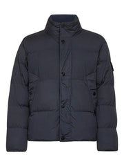 logo-patch puffer jacket