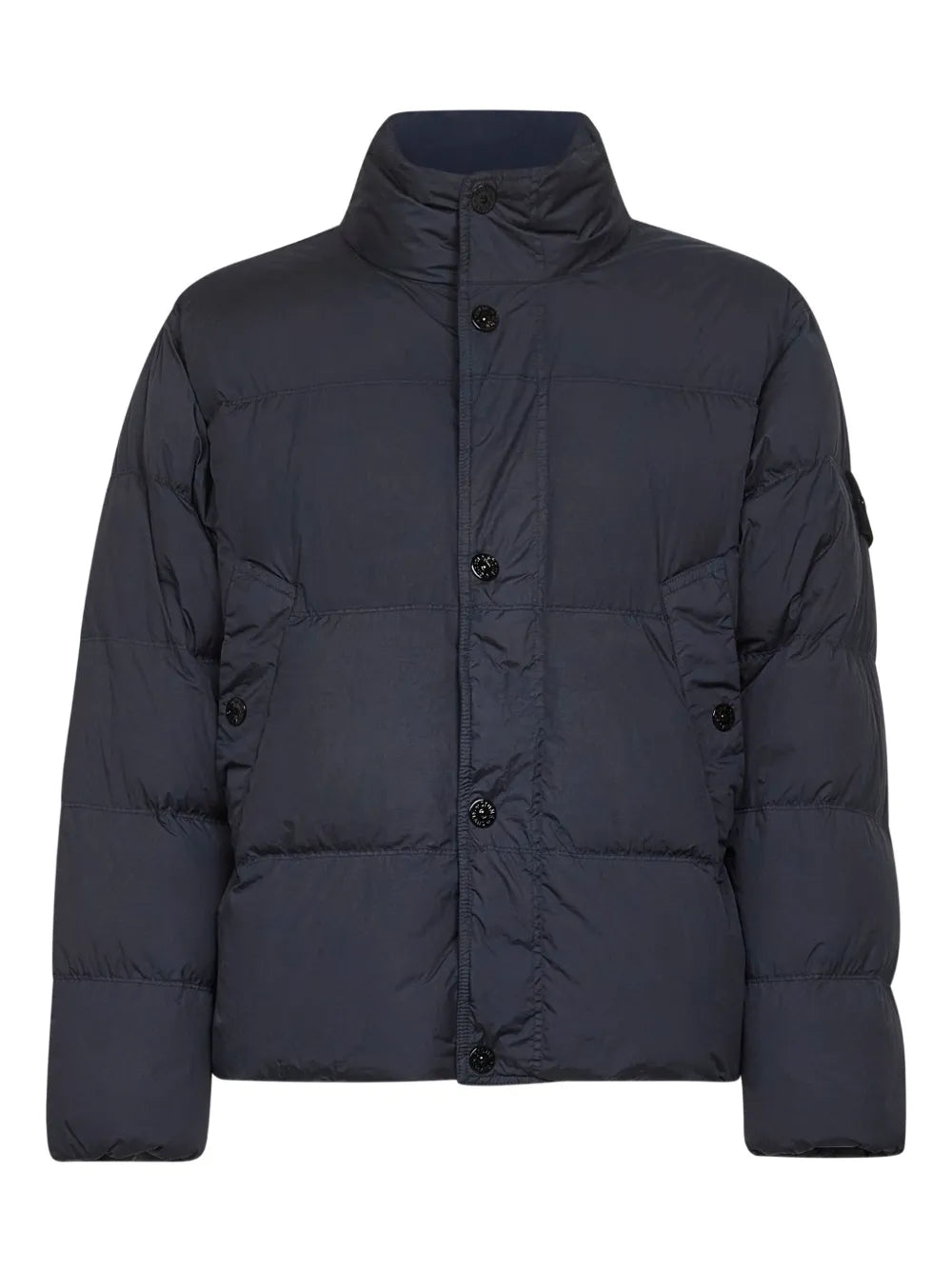 logo-patch puffer jacket