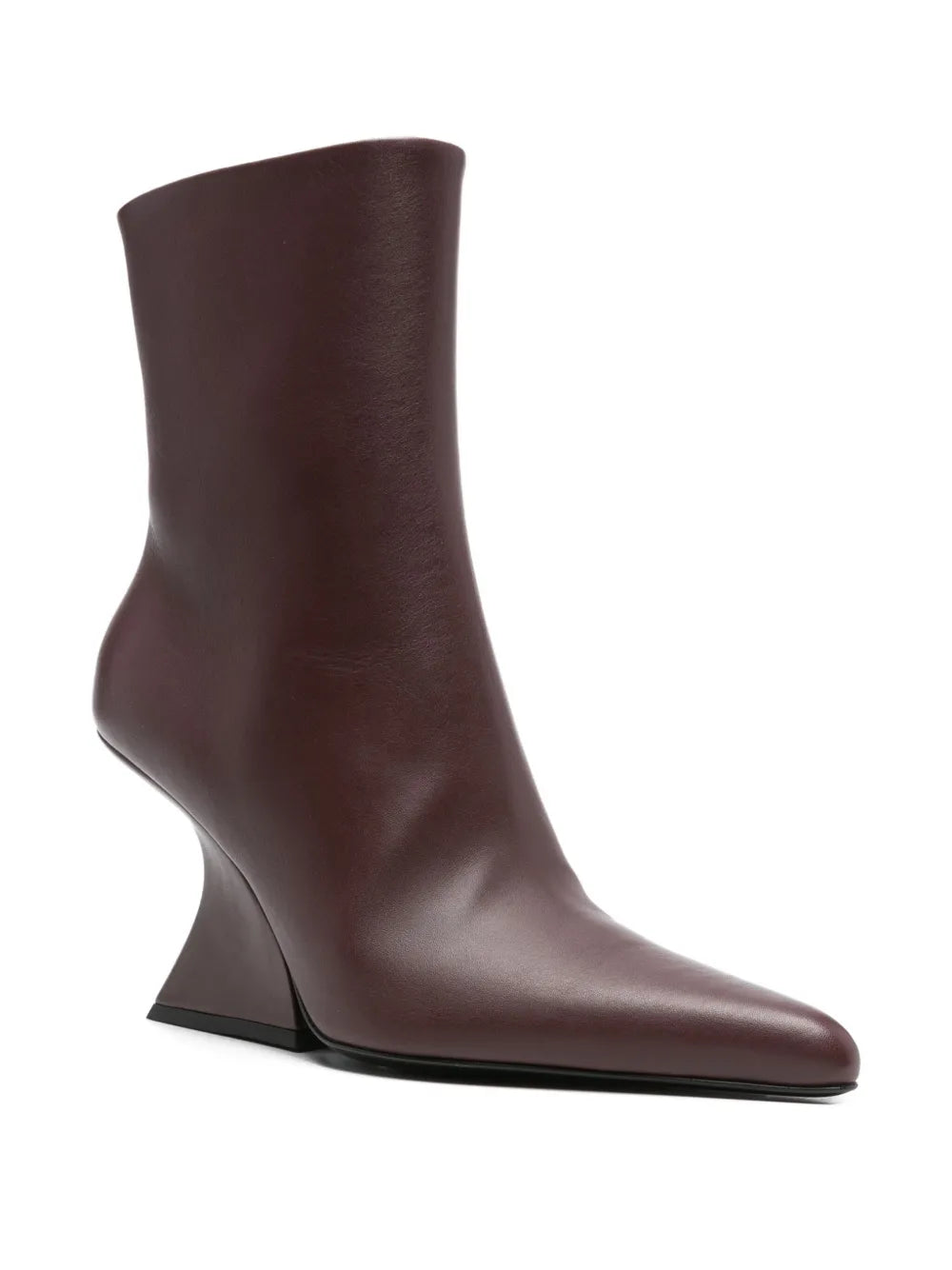 90mm sculpted-heel pointed-toe boots
