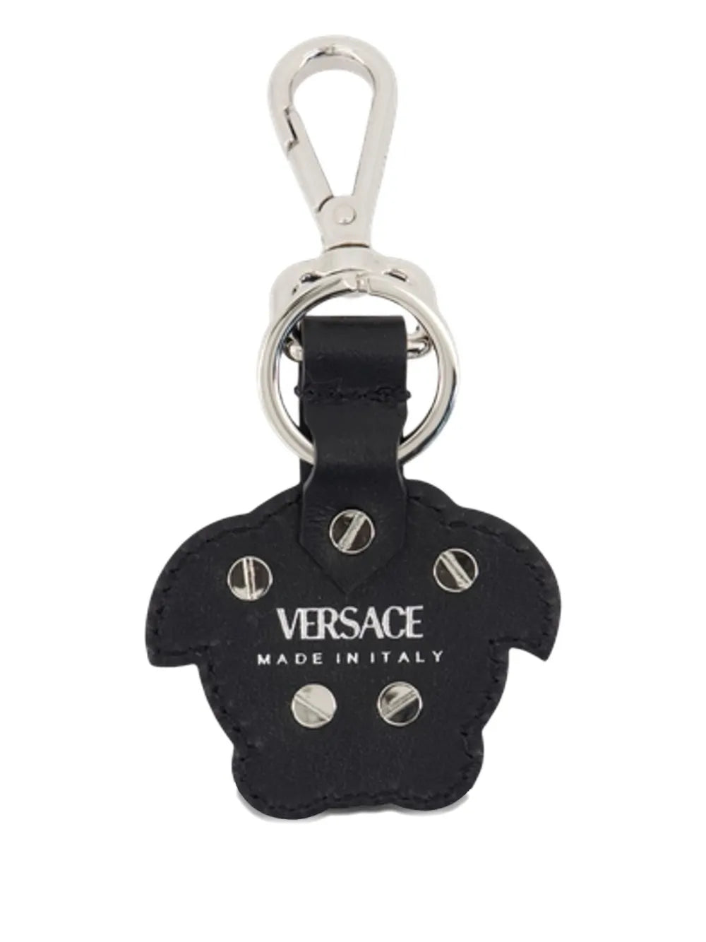 Medusa Head leather keyring