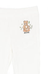 bear-print trousers set