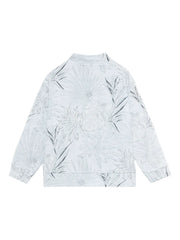 foliage-print sweatshirt