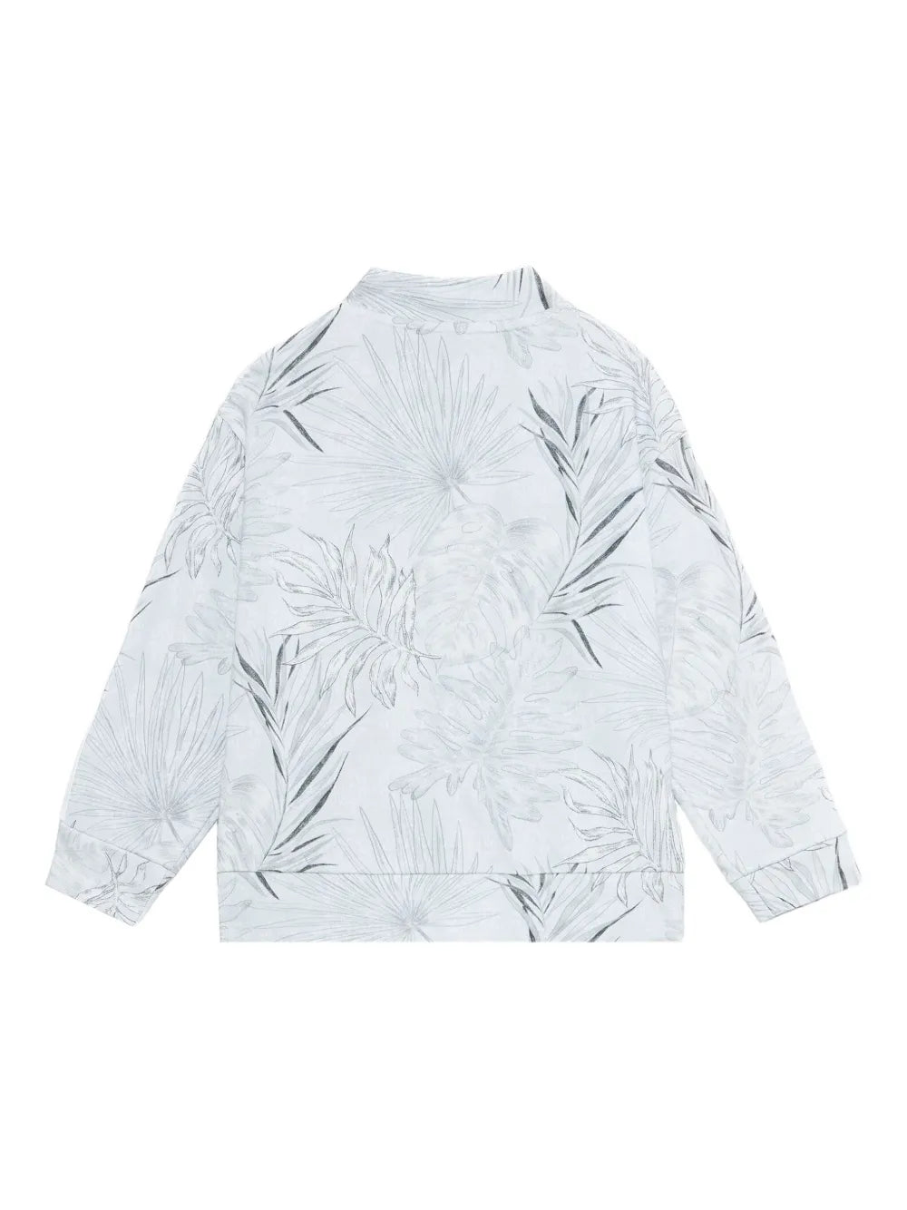 foliage-print sweatshirt