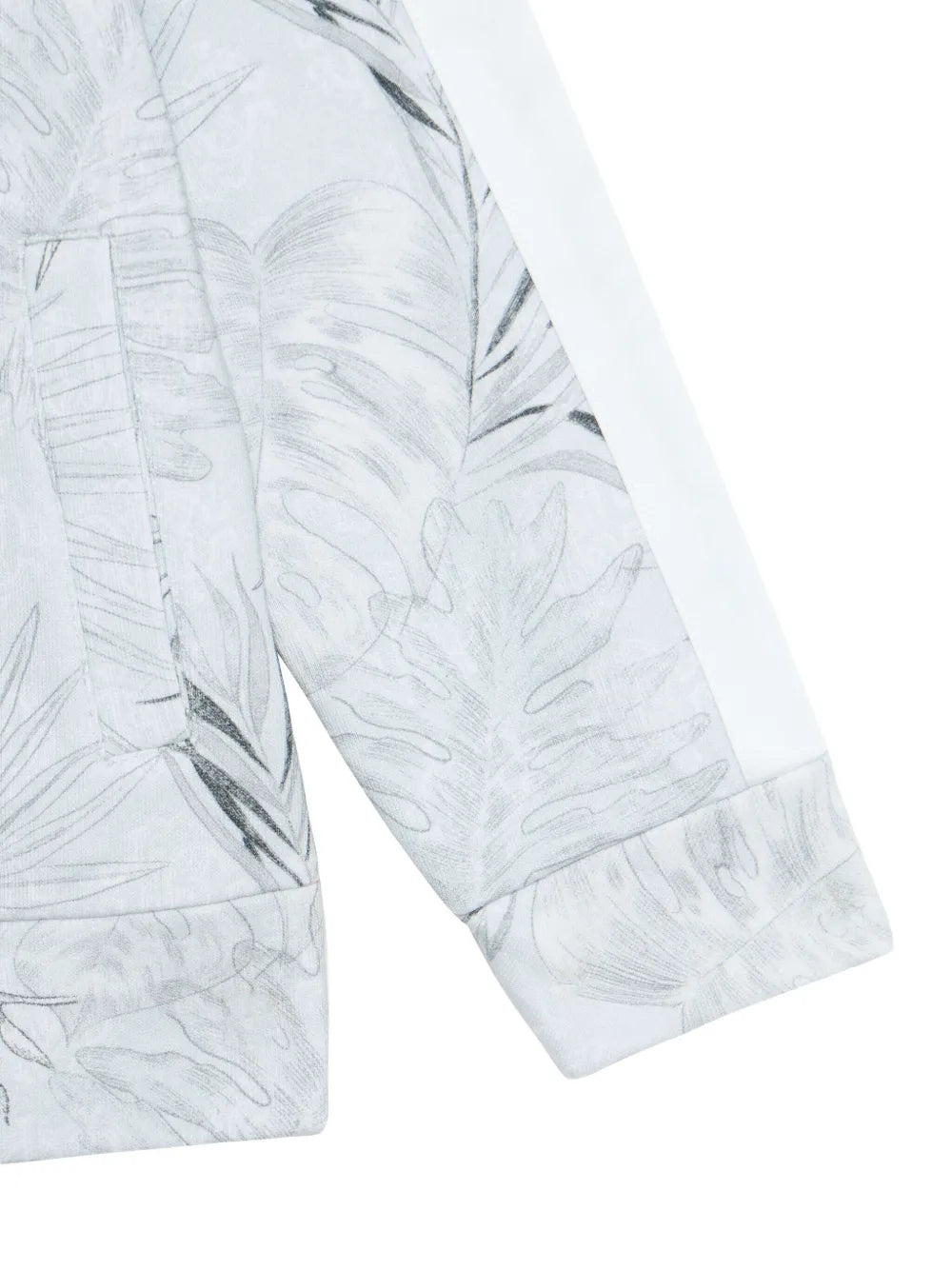 foliage-print sweatshirt