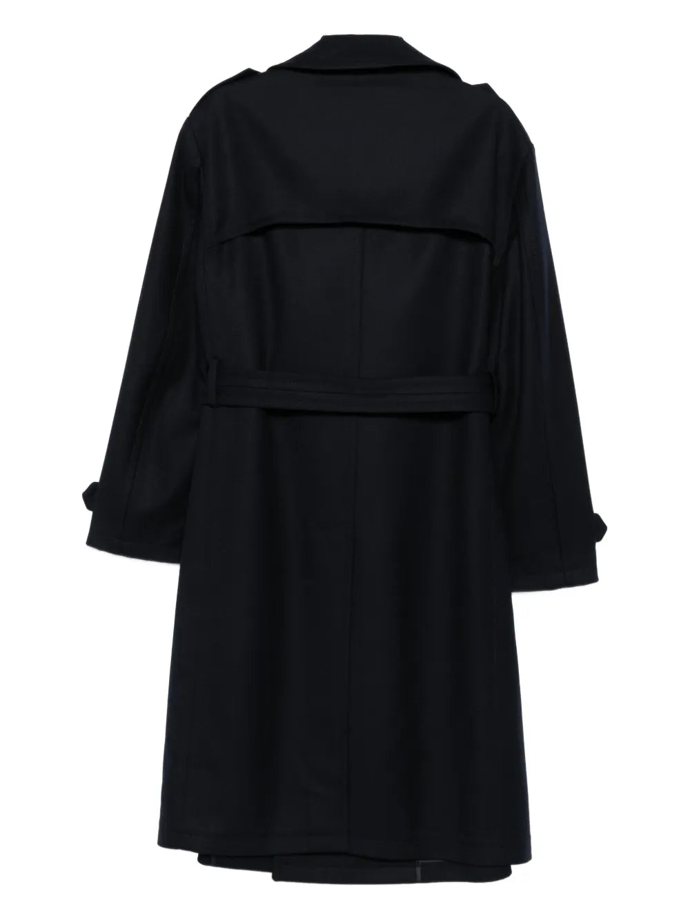 belted double-breasted coat