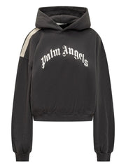 stripe-detail logo-print Hoodie