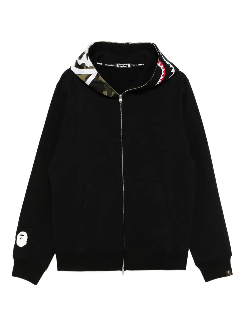 x Bape panel Hoodie