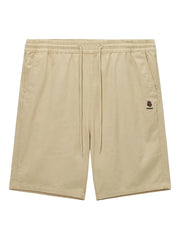 embroidered-logo shorts