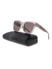 Casino triple-detail square sunglasses
