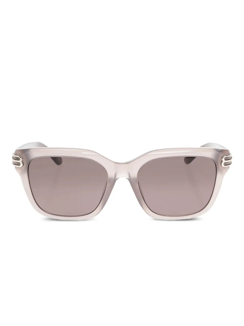 Casino triple-detail square sunglasses
