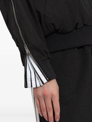 zip-up hooded jacket