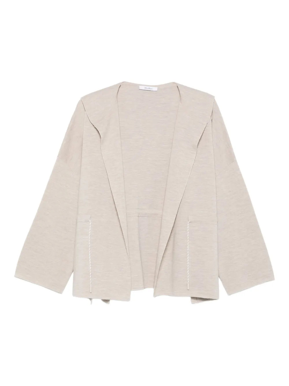 hooded wool jacket