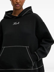 embroidered-logo Hoodie