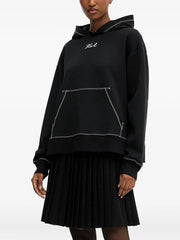 embroidered-logo Hoodie