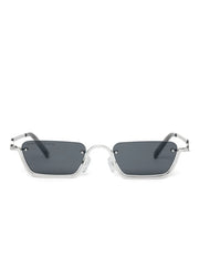 Sacha rectangular frameless sunglasses
