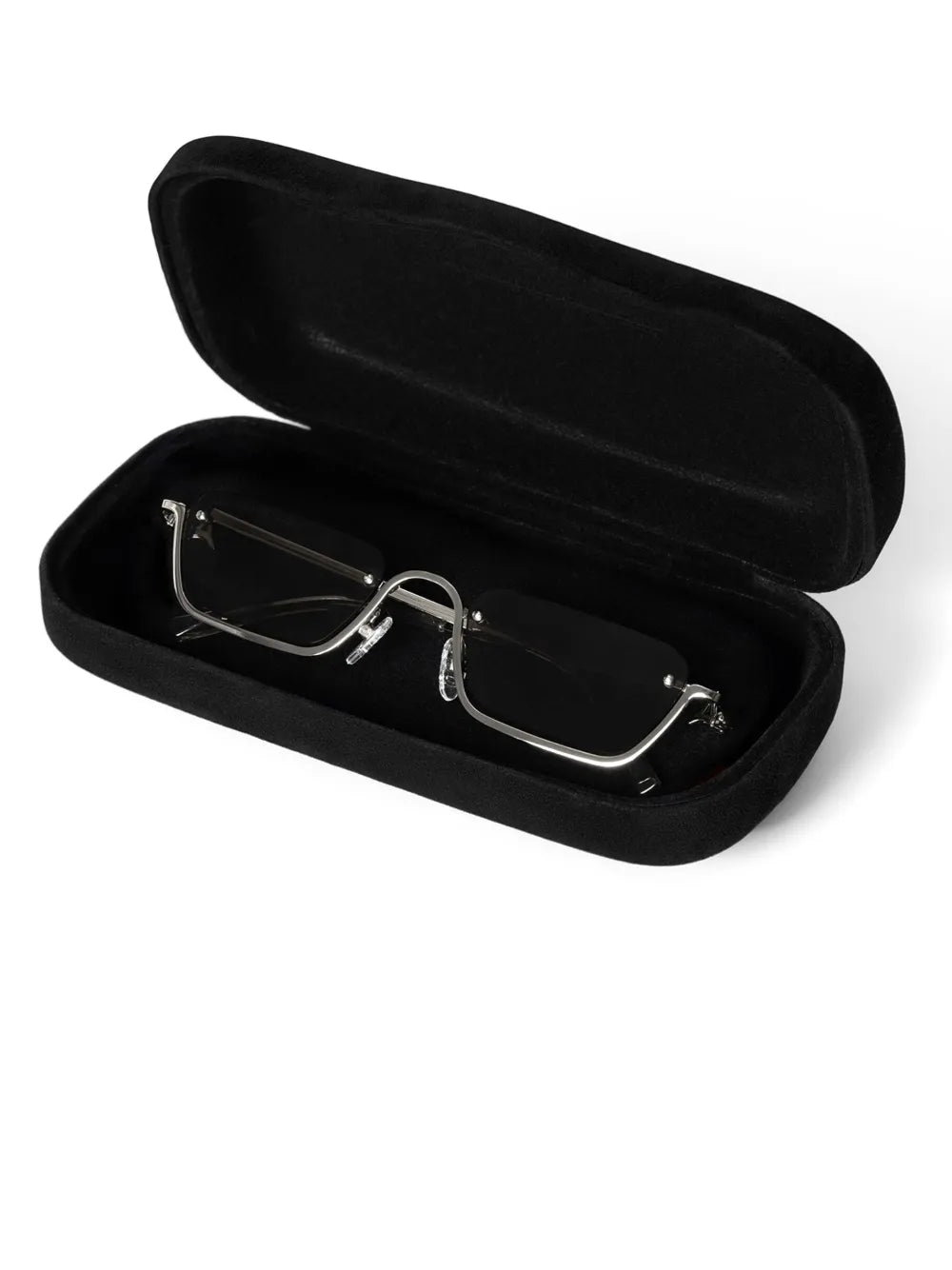 Sacha rectangular frameless sunglasses