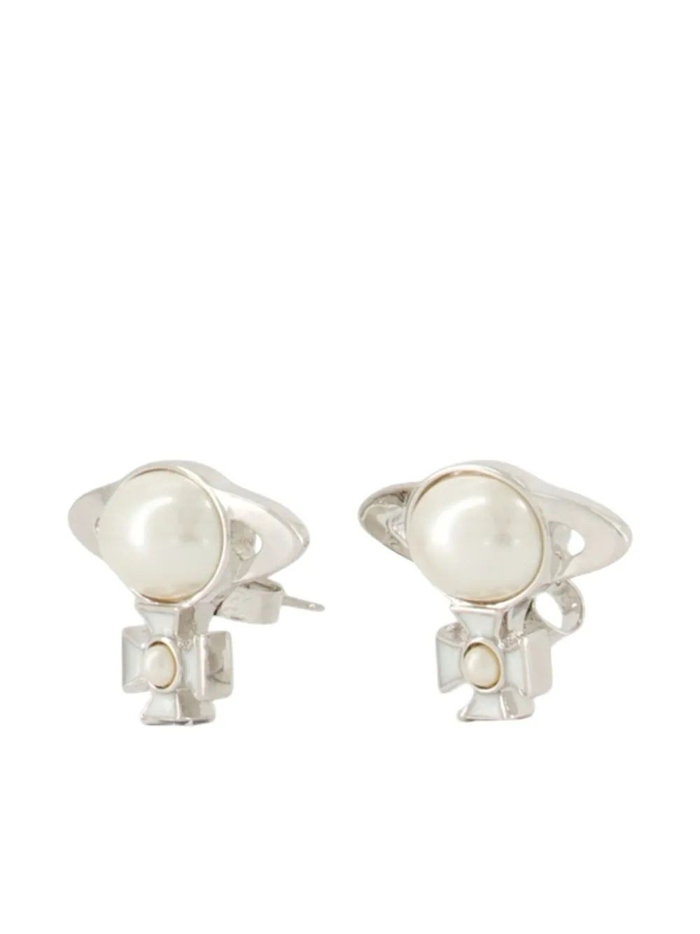 Gaby Orb pearl earrings