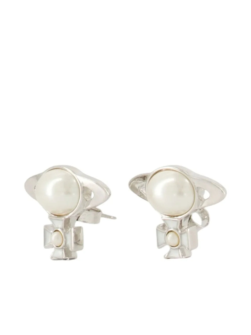 Gaby Orb pearl earrings