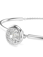 Dextera crystal-embellished bangle bracelet
