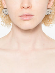 Button earrings