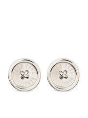 Button earrings