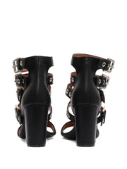 80mm buckle-detail eyelet sandals