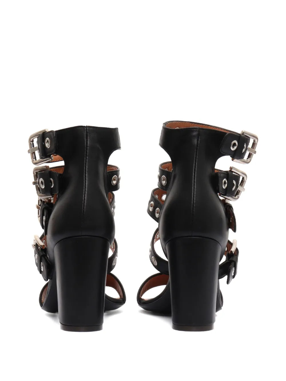 80mm buckle-detail eyelet sandals