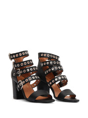 80mm buckle-detail eyelet sandals