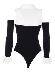 embroidered-logo bodysuit
