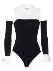 embroidered-logo bodysuit