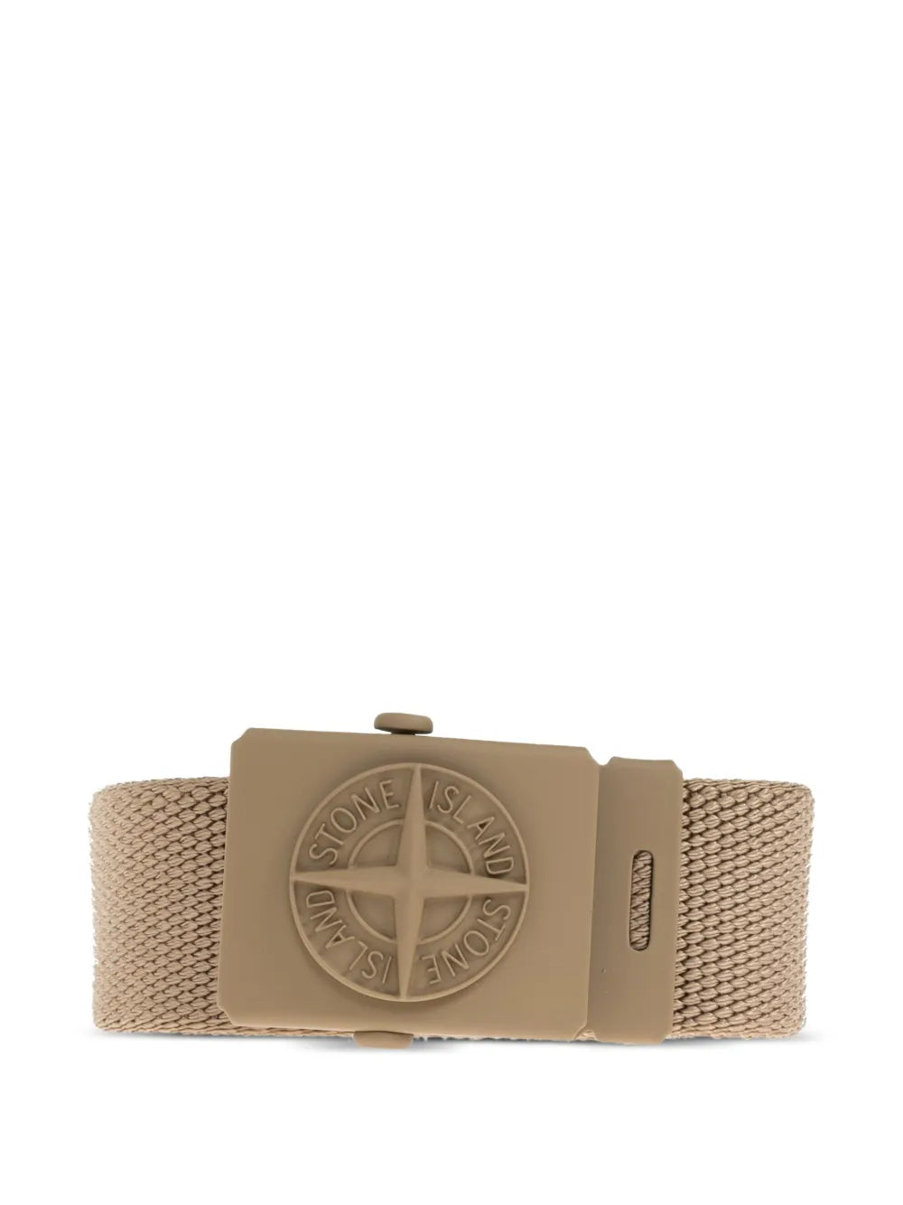 logo-plaque woven belt