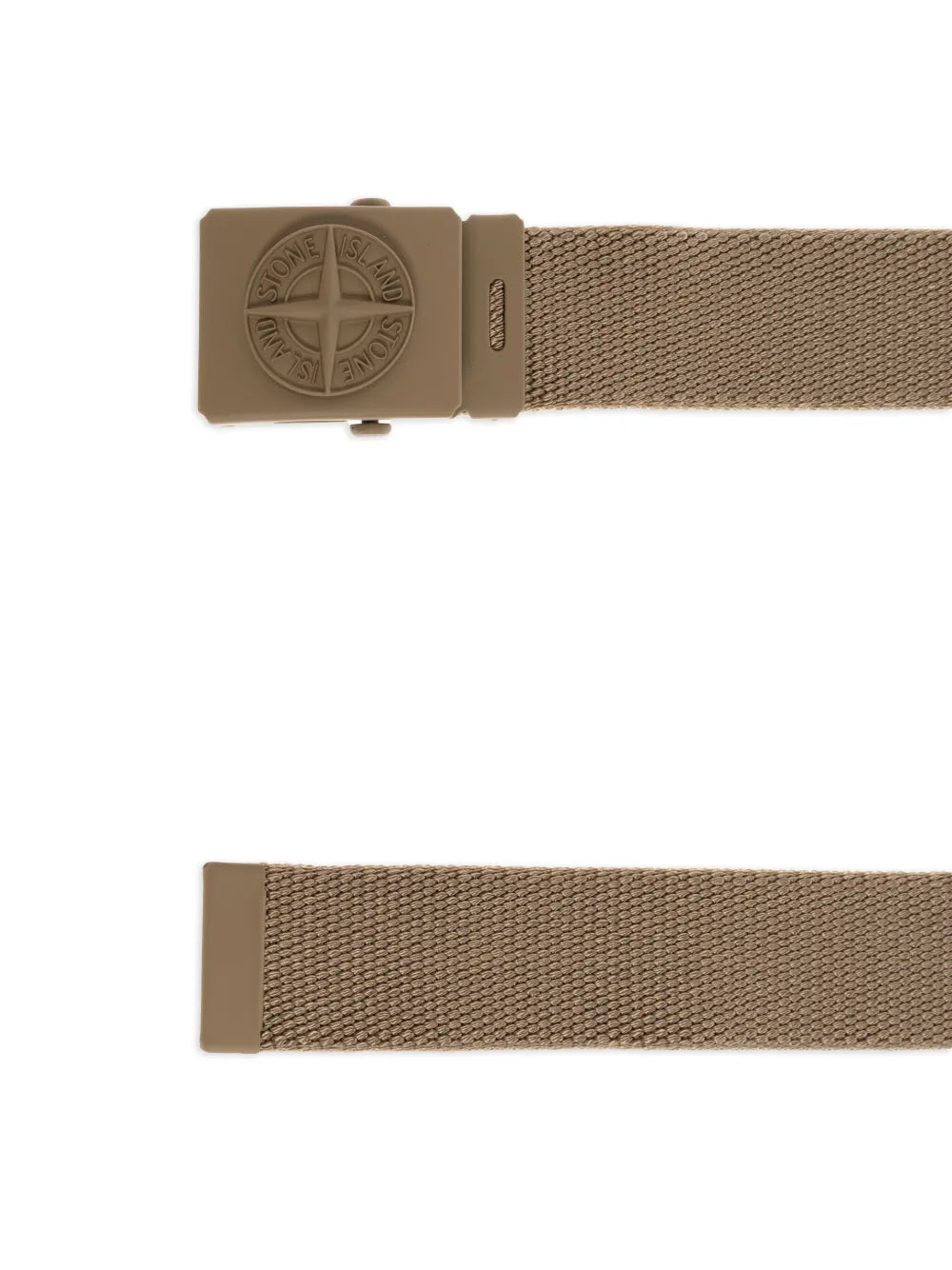 logo-plaque woven belt