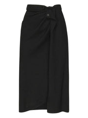 knotted-detail maxi skirt
