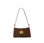 Felice - Ladies Baguette Bag Faux Leather | Dark Brown