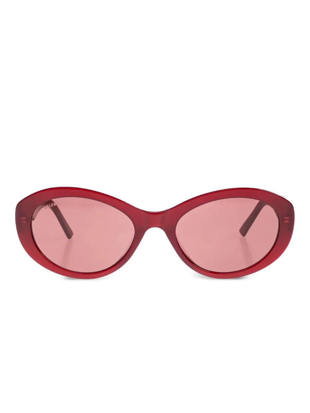 oval-frame tortoiseshell sunglasses
