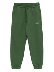 drawstring-cuffed side-pockets sweatpants