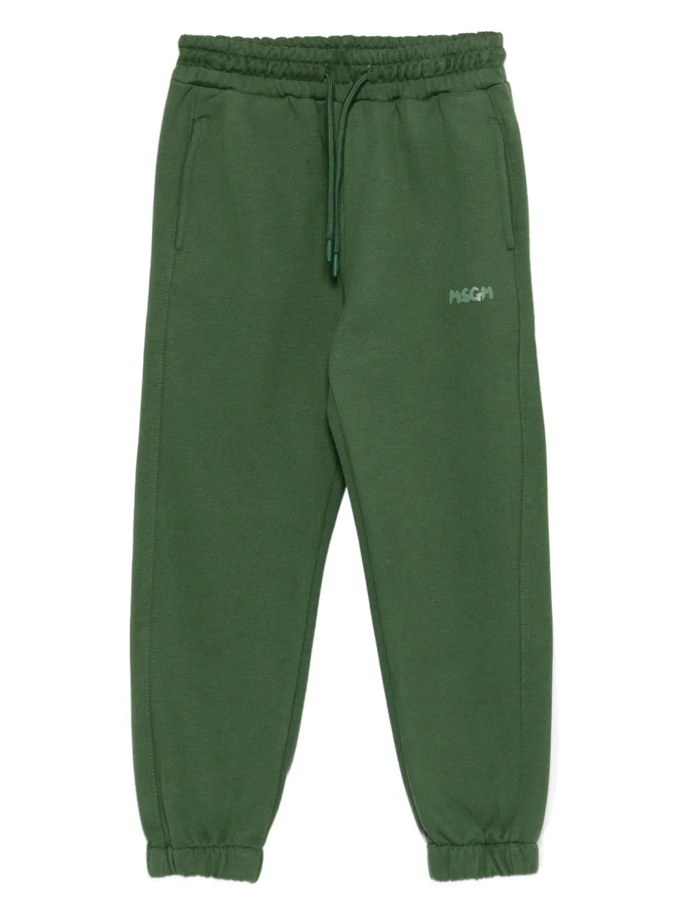 drawstring-cuffed side-pockets sweatpants