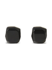 faceted chain cufflinks