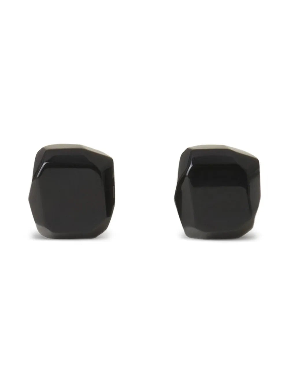 faceted chain cufflinks