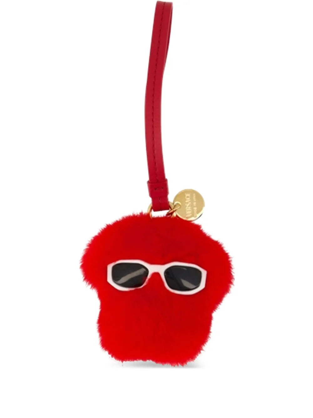 Medusa fluffy bag charm